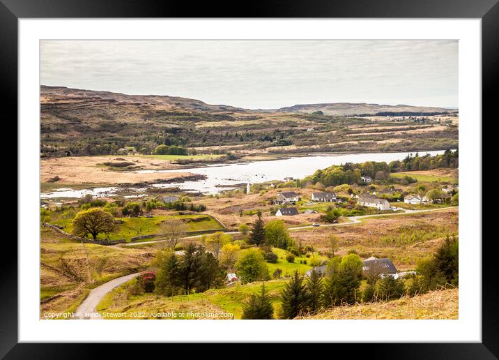 Dervaig Isle of Mull Framed Mounted Print by Heidi Stewart