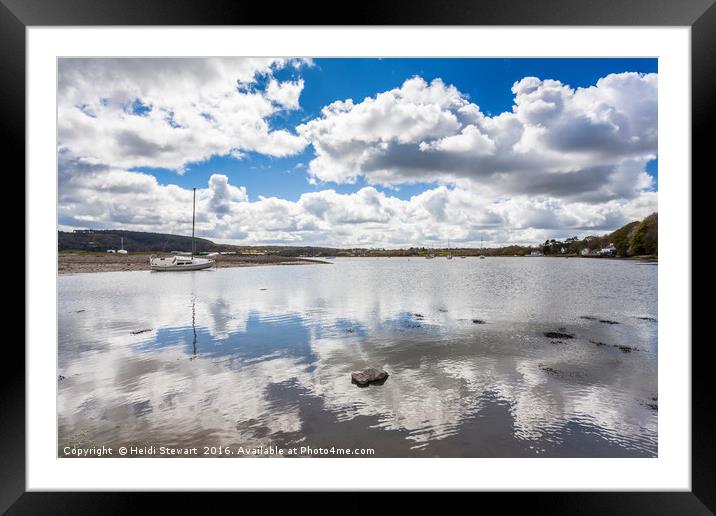 Red Wharf Bay, Anglesey Framed Mounted Print by Heidi Stewart