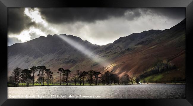 Buttermere in the Lake District, Cumbria Framed Print by Heidi Stewart