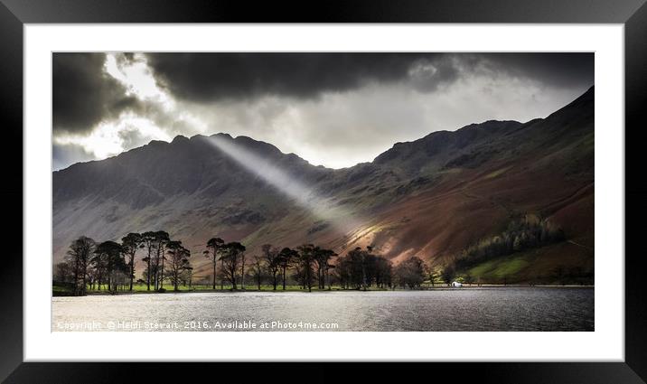 Buttermere in the Lake District, Cumbria Framed Mounted Print by Heidi Stewart