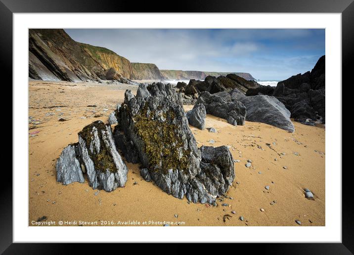 Marloes Sands, Pembrokeshire, Wales UK Framed Mounted Print by Heidi Stewart