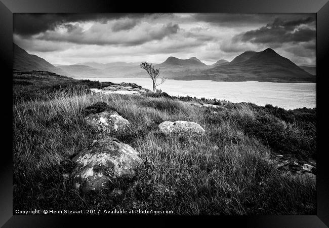 Loch Torridon View Framed Print by Heidi Stewart