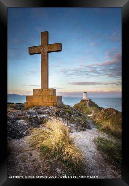 Llanddwyn Island on Anglesey Framed Print by Heidi Stewart