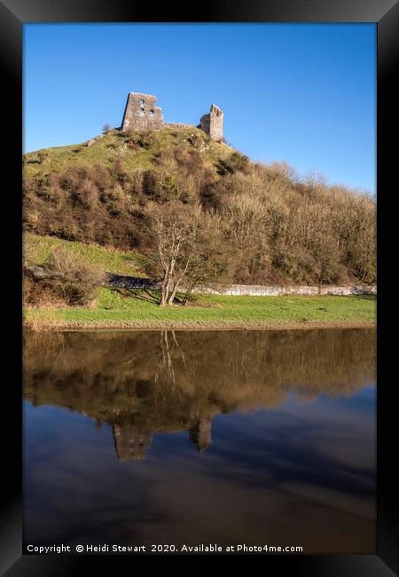 Dryslwyn Castle, Carmarthenshire, Mid Wales UK  Framed Print by Heidi Stewart
