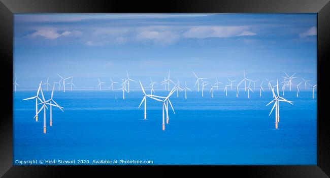 Wind Power Framed Print by Heidi Stewart