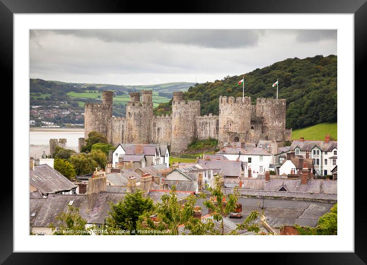 Conwy Castle Framed Mounted Print by Heidi Stewart