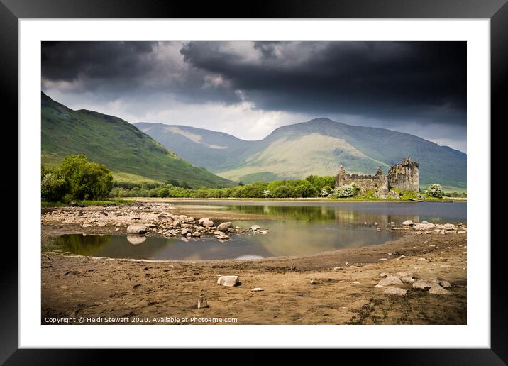 Kilchurn Castle, Scotland Framed Mounted Print by Heidi Stewart