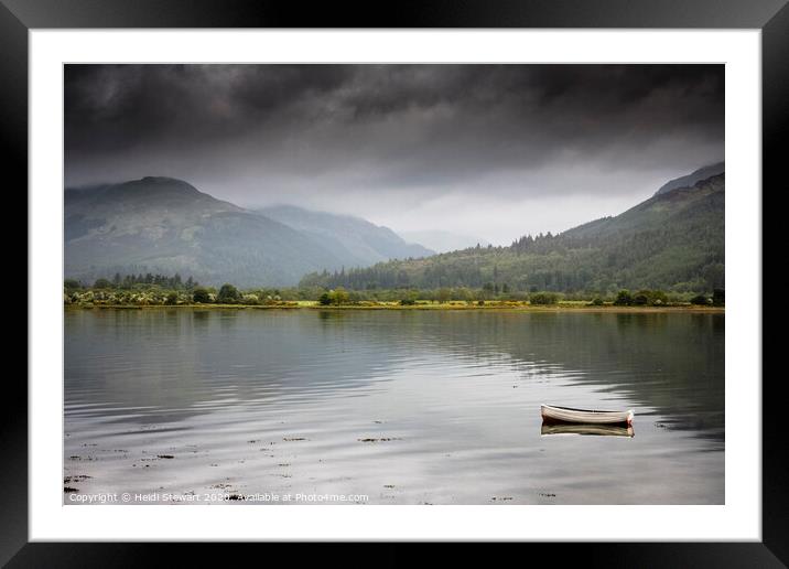 Holy Loch, Scotland Framed Mounted Print by Heidi Stewart
