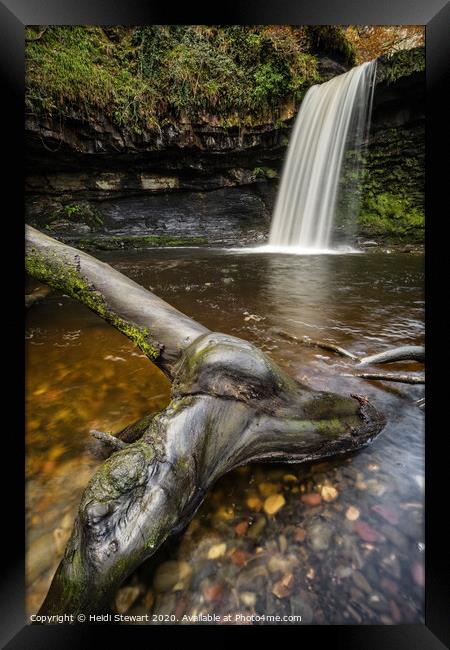 Sgwd Gwladys Waterfall Framed Print by Heidi Stewart