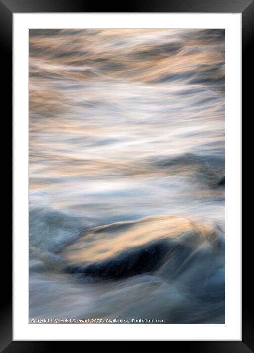 Smooth Seas Framed Mounted Print by Heidi Stewart