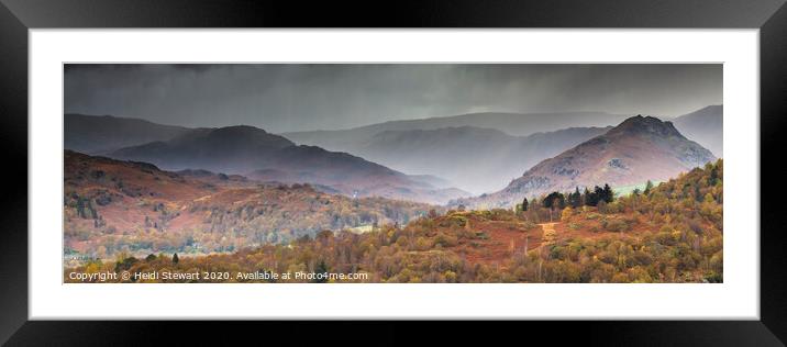 Lake District Views Framed Mounted Print by Heidi Stewart