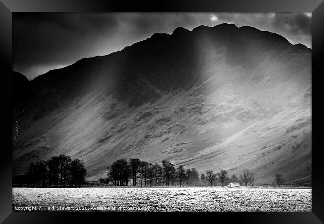 Buttermere in the Lake District Framed Print by Heidi Stewart