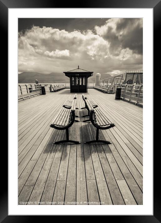 Beaumaris Pier Anglesey Framed Mounted Print by Heidi Stewart