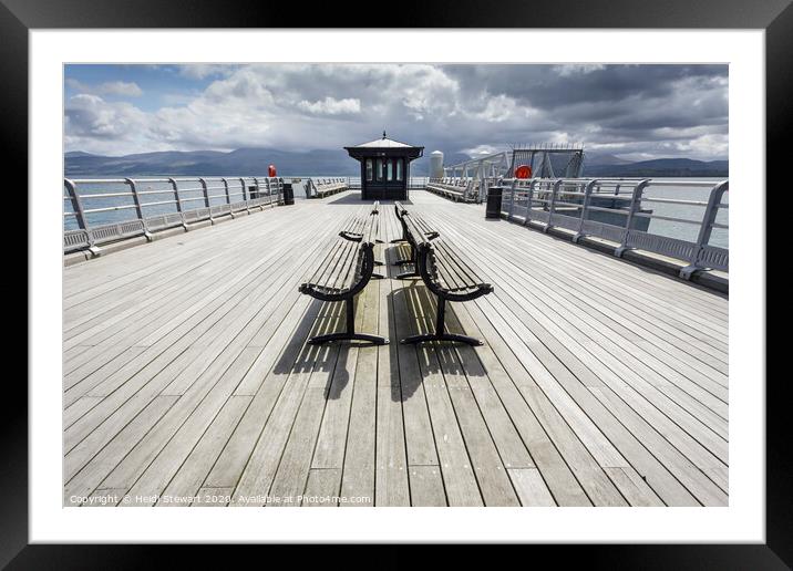 Beaumaris Pier Anglesey Framed Mounted Print by Heidi Stewart