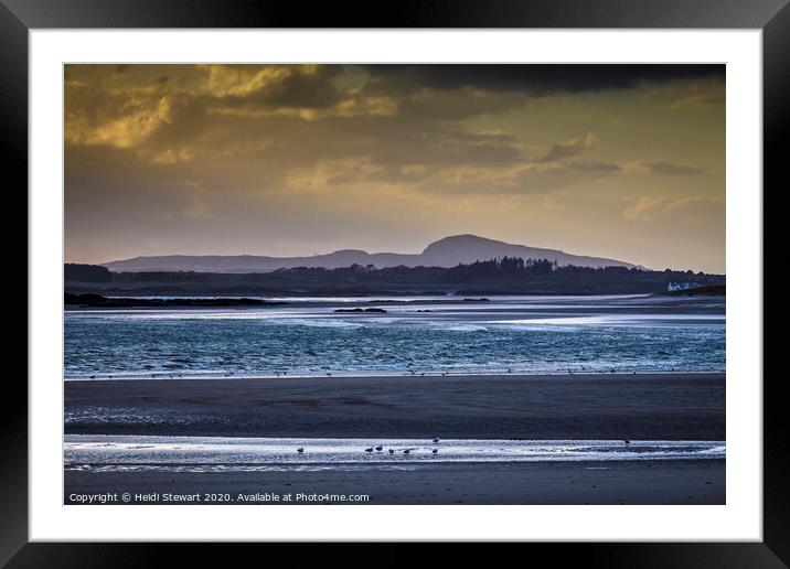 Rhosneigr Beach, Anglesey Framed Mounted Print by Heidi Stewart
