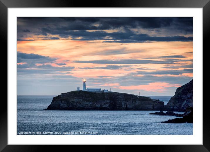 South Stack Lighthouse, Anglesey Framed Mounted Print by Heidi Stewart