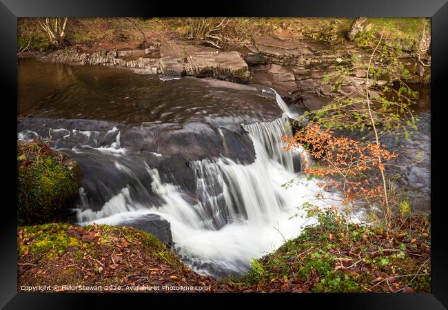 Pont Cwm y Fedwen Waterfall Brecon Beacons Framed Print by Heidi Stewart