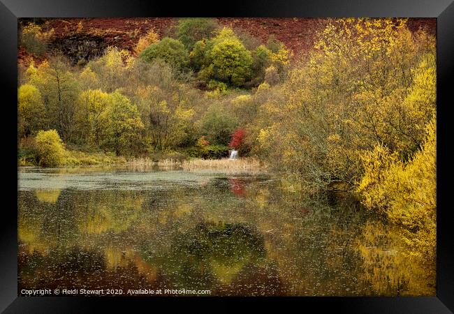 Clydach Vale Country Park, Rhondda Valley Framed Print by Heidi Stewart
