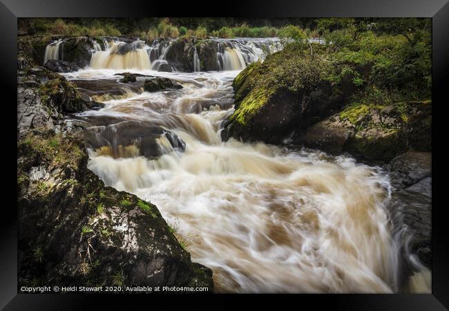 Cenarth Falls, Ceredigion, Wales  Framed Print by Heidi Stewart