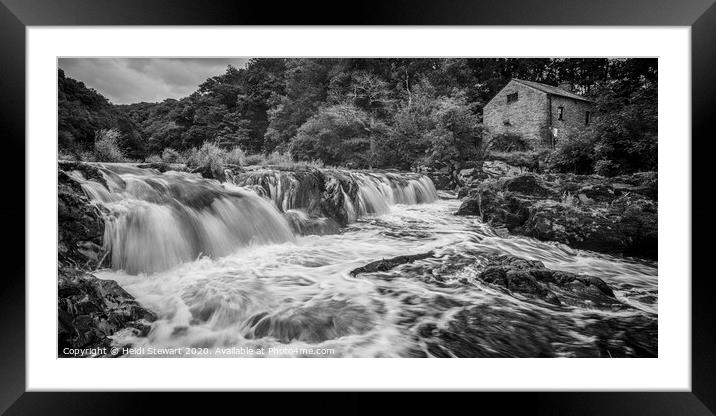 Cenarth Falls and Old Mill, Ceredigion, Wales  Framed Mounted Print by Heidi Stewart