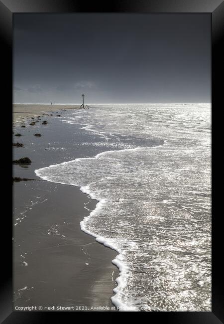 West Wittering Beach Framed Print by Heidi Stewart