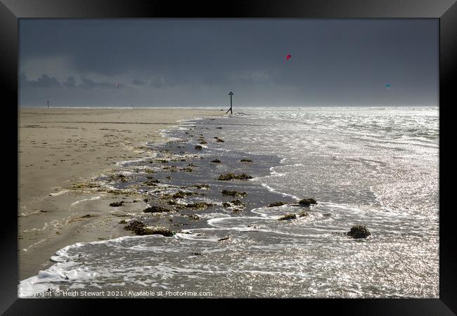 West Wittering Beach Framed Print by Heidi Stewart