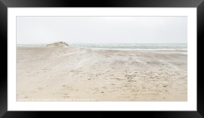 West Wittering Beach Framed Mounted Print by Heidi Stewart