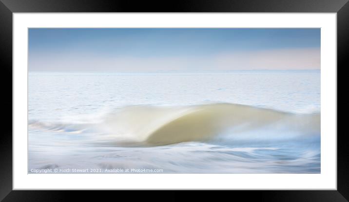 Watching the Waves Framed Mounted Print by Heidi Stewart