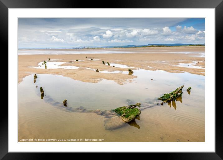 Wreck of the Altmark Framed Mounted Print by Heidi Stewart