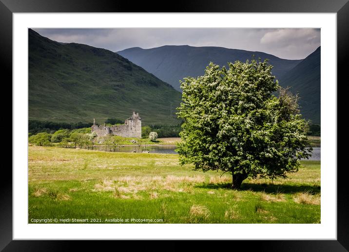 Kilchurn Castle, Scotland Framed Mounted Print by Heidi Stewart