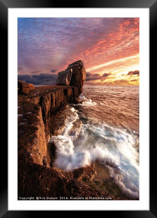 Pulpit Fire Framed Mounted Print by Kris Dutson