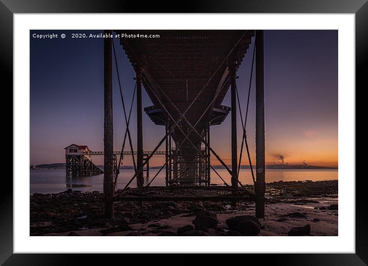 Mumbles Pier, Swansea. Framed Mounted Print by Richard Morgan