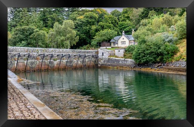 Bridge near Loch Fleet Framed Print by Richard Morgan