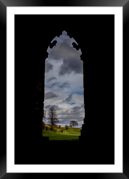 Window to the past Framed Mounted Print by Anthony Simpson
