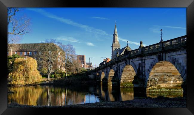 English Bridge Framed Print by simon alun hark