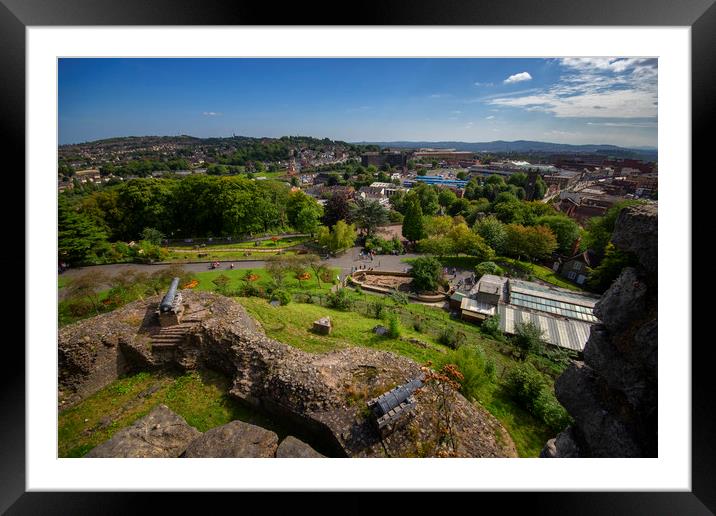 View of Dudley Town  Framed Mounted Print by simon alun hark