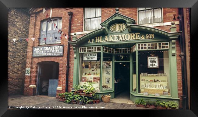 Blist Hill: A.F. Blakemore & Son Framed Print by Matthew Hark