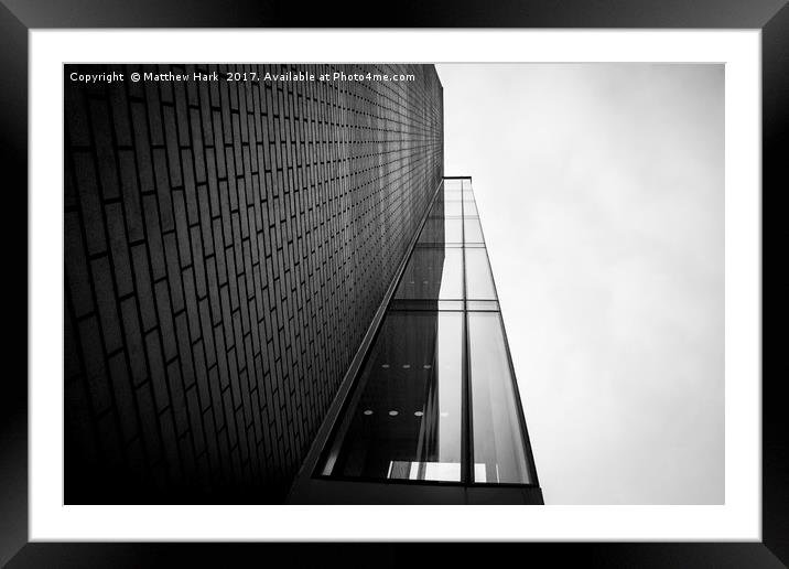 Urban Architecture Framed Mounted Print by Matthew Hark