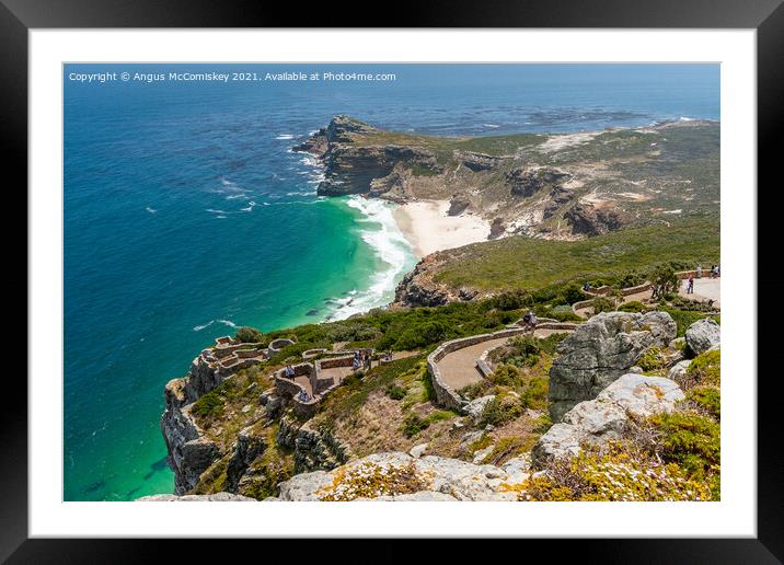 Cape Point South Africa Framed Mounted Print by Angus McComiskey