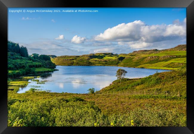 Picturesque Loch an Torr, Isle of Mull Framed Print by Angus McComiskey