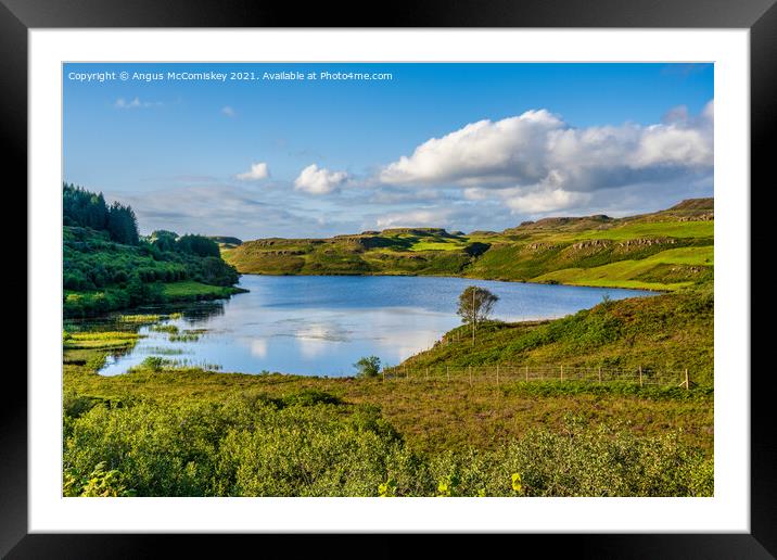 Picturesque Loch an Torr, Isle of Mull Framed Mounted Print by Angus McComiskey