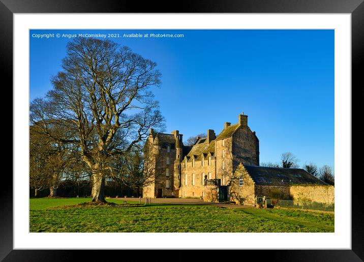 Kellie Castle, East Neuk of Fife Framed Mounted Print by Angus McComiskey