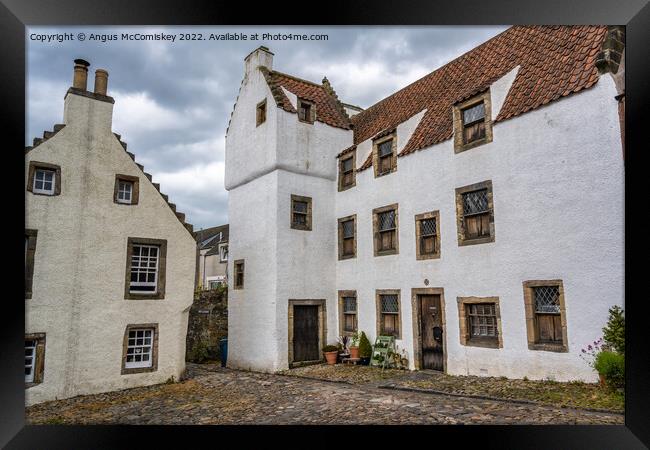 The Study in historic village of Culross in Fife Framed Print by Angus McComiskey