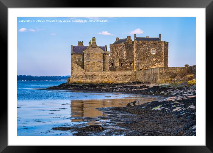 Blackness Castle, West Lothian, Scotland Framed Mounted Print by Angus McComiskey