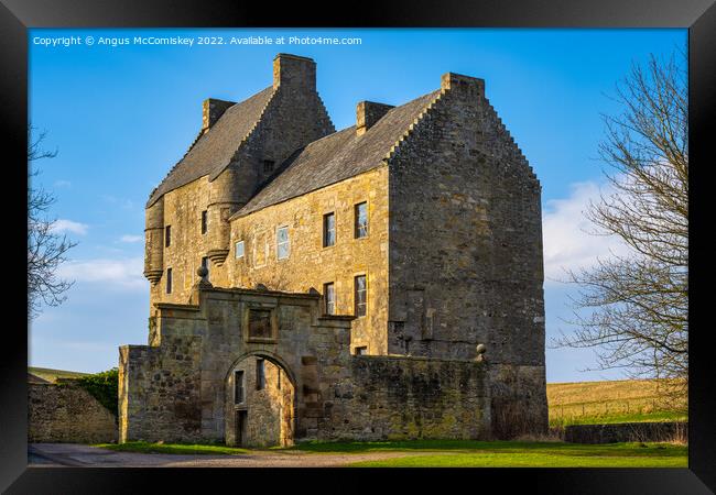 Outlander Castle (Lallybroch) Scotland Framed Print by Angus McComiskey