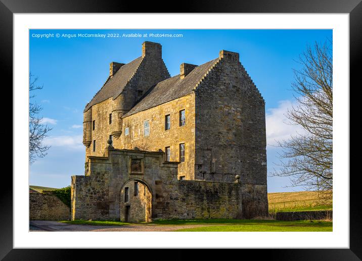 Outlander Castle (Lallybroch) Scotland Framed Mounted Print by Angus McComiskey