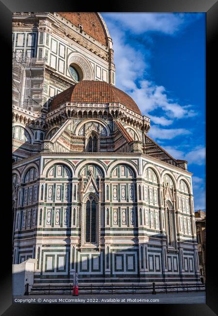 Duomo at sunrise, Florence, Tuscany Framed Print by Angus McComiskey