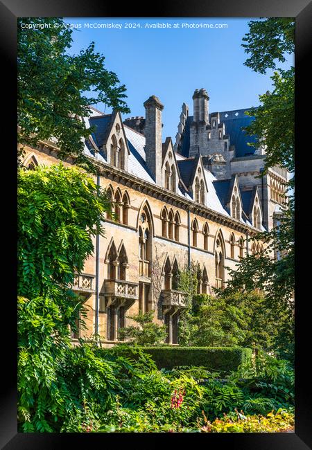 Meadow Building, Christ Church College, Oxford Framed Print by Angus McComiskey