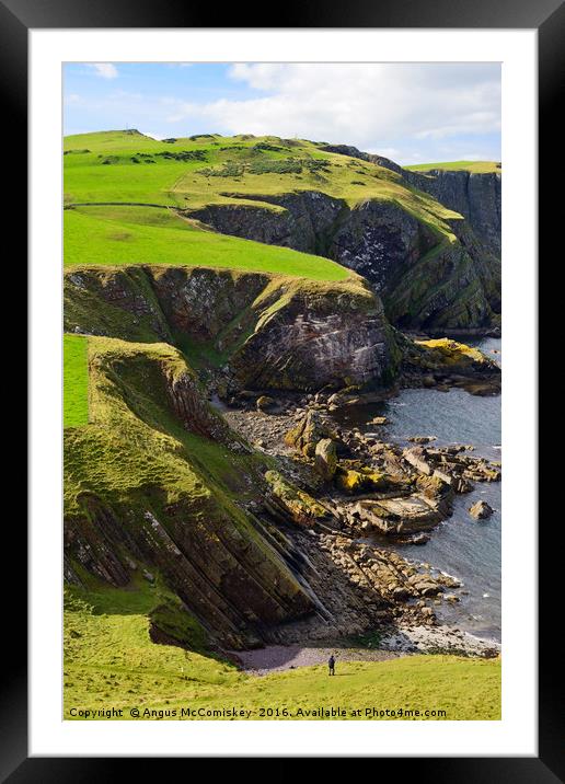 St Abb's Head Framed Mounted Print by Angus McComiskey