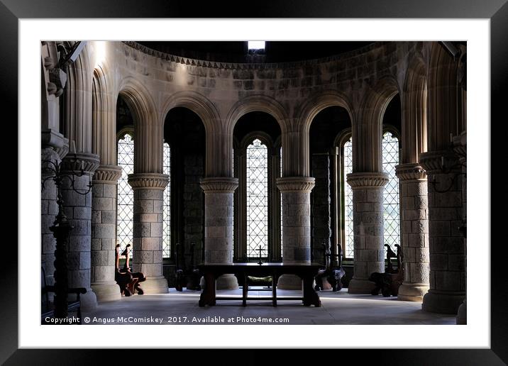 St Conan's Kirk High Altar Framed Mounted Print by Angus McComiskey